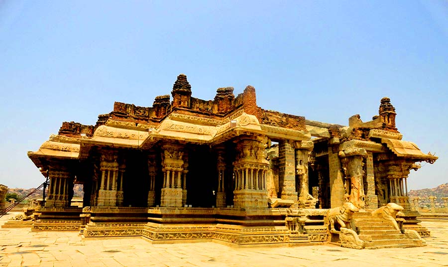 Inscribed Vishnu Temple Hampi