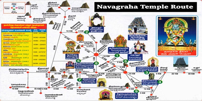 tamilnadu temple tour map