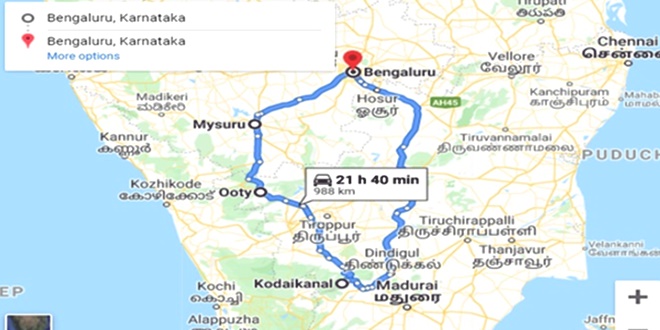 bangalore to ooty tour plan